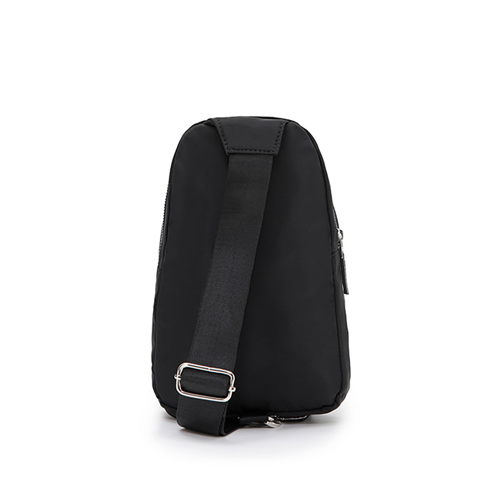 Tosca Casual Unisex Shoulder Nylon Slinger Crossbody Chest Utility Bag Black — image 2