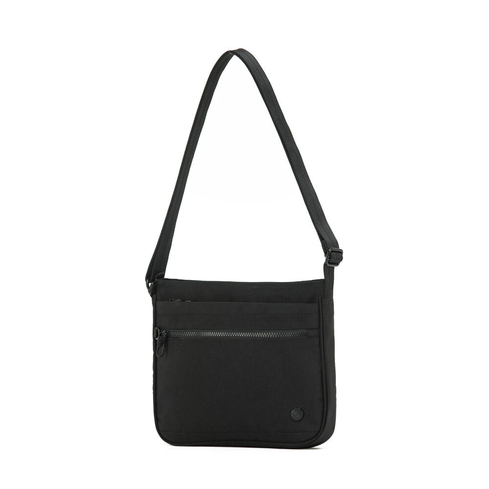 Tosca Anti-Theft RFID Blocking Shoulder Travel Bag 30x24cm Slash Proof Black