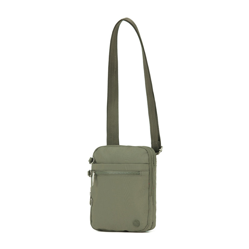 Tosca Anti-theft Rfid Blocking Travel Backpack 18x24cm Slash Cut Proof — Khaki