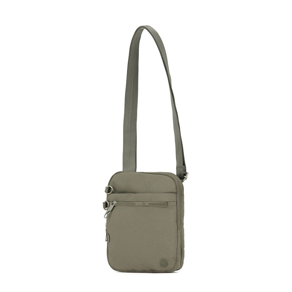 Tosca Anti-theft Rfid Blocking Travel Backpack 18x24cm Slash Cut Proof — Taupe