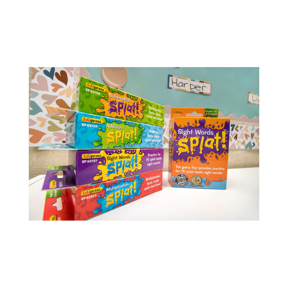 Teacher Created Resources Multiplication Splat Flash Card Game Set Kids 6y+ — image 4