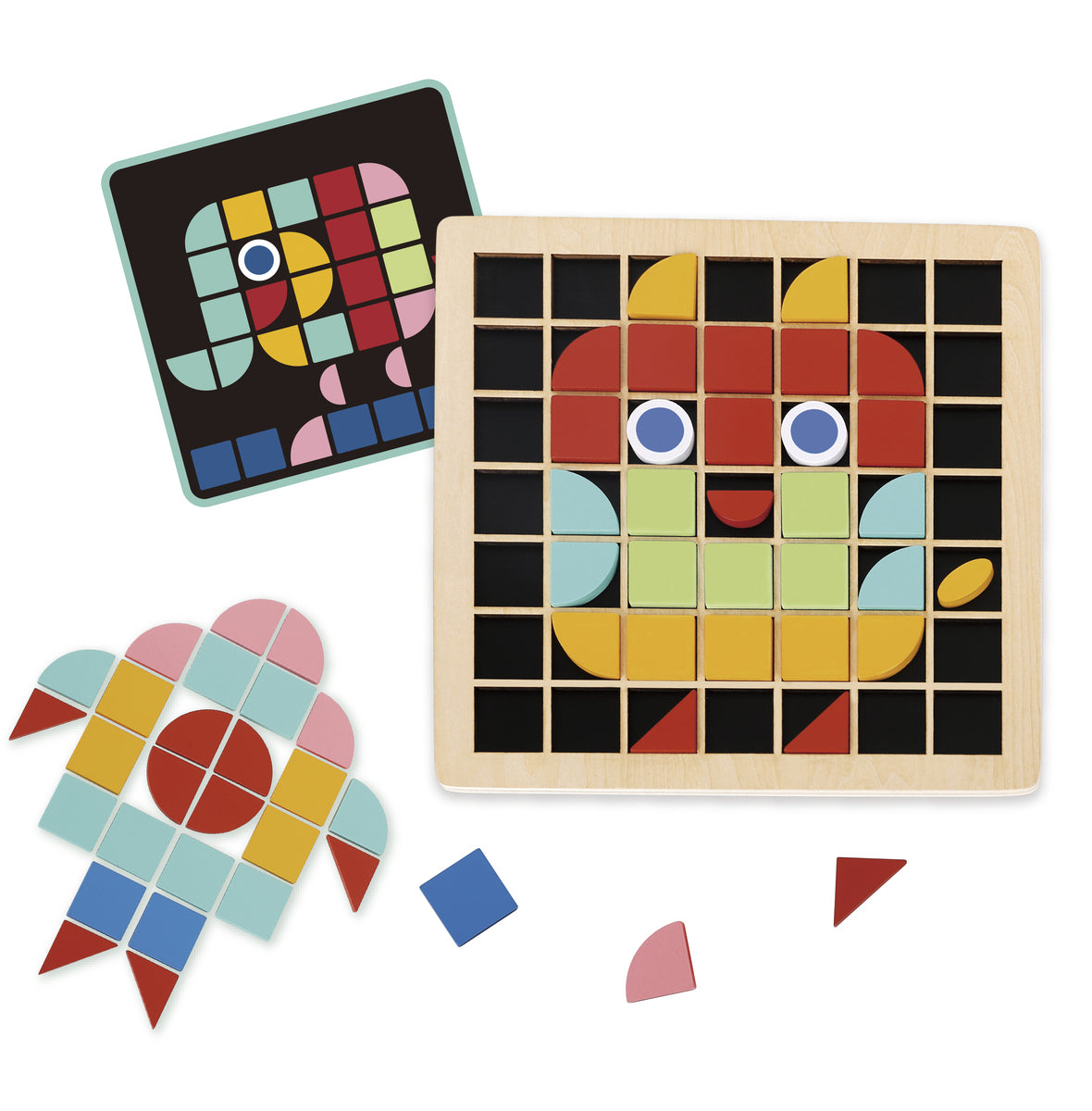 Tooky Toy Mosaic Variety Board Game Kids/Toddler Interactive Fun Play 3+ (97 Pieces) — image 2