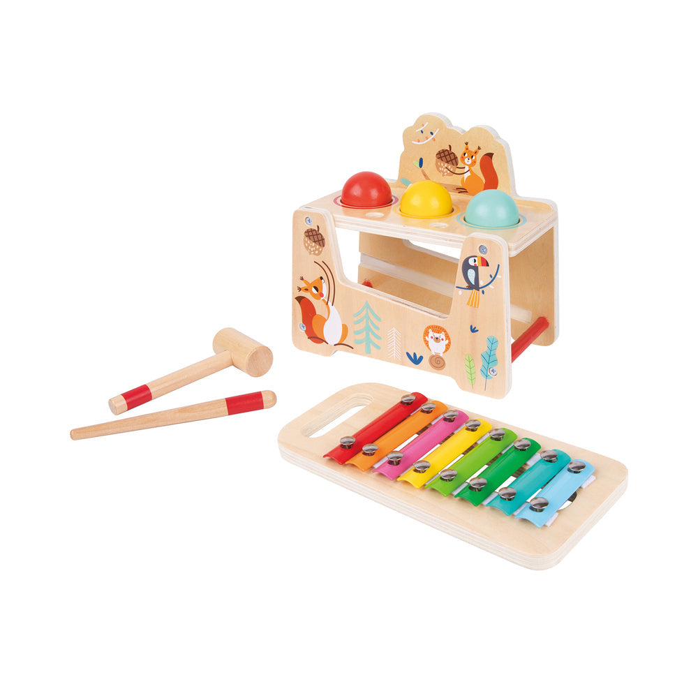 Tooky Toy Pound & Tap Ball Bench w/ Xylophone Kids/Children Fun Playset 2y+ — image 2