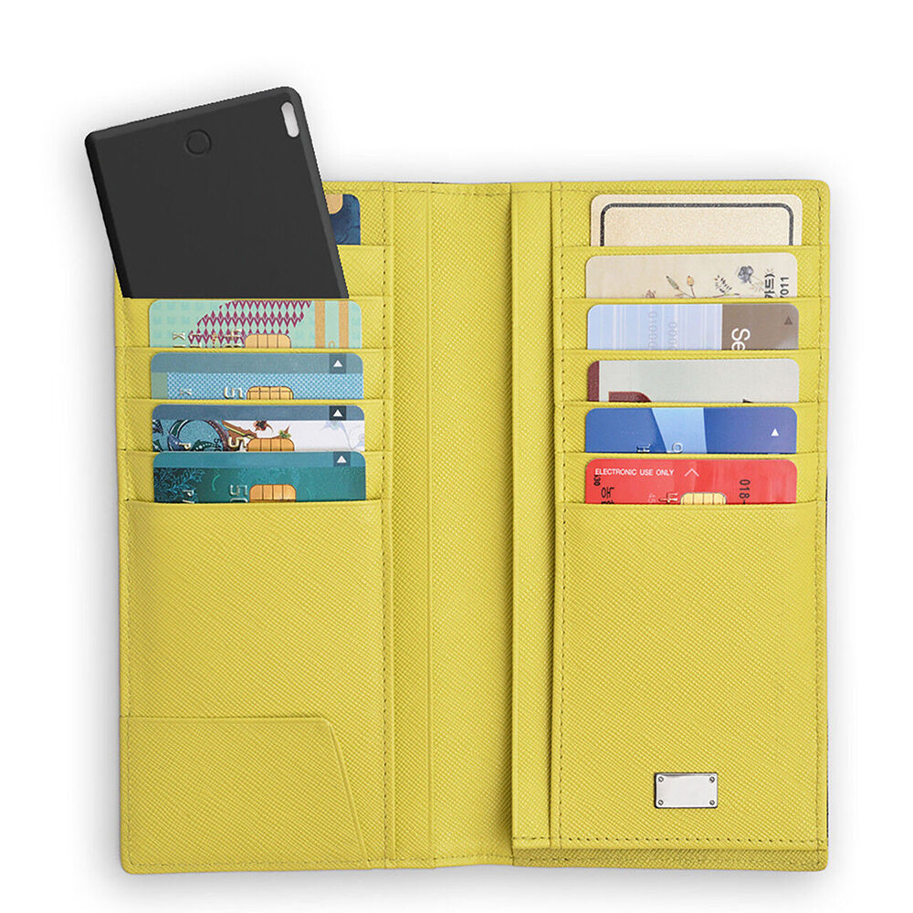 Laser Black Ultra Slim Smart Card w/ Wireless Charging For Apple Find My Tracker — image 2