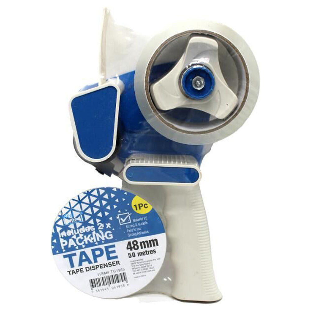 Ideal Home Tape Dispenser w/ 2x Packing Tapes Home/Office Supplies 48mmx50m (4 Pack) — image 2