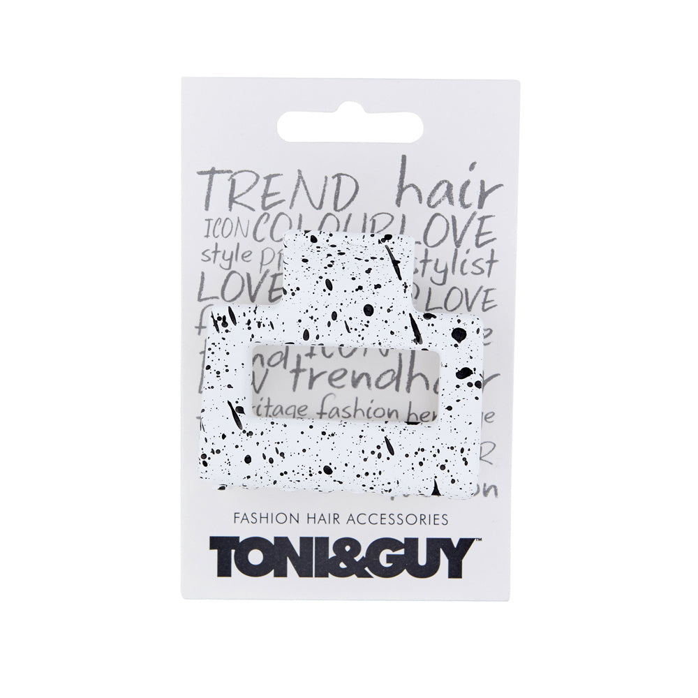 Toni & Guy Square Claw Clip Black Speckle & White Speckle Hair Styling Assorted — image 5