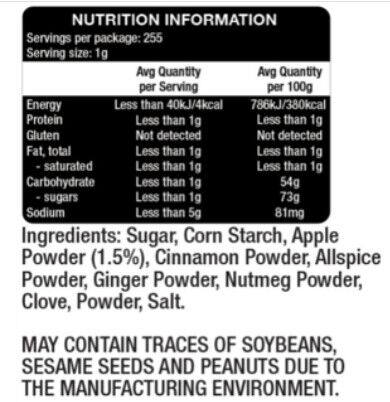 Hot Shots 255g The Gourmet Collection Baking Powder Apple Pie — image 2