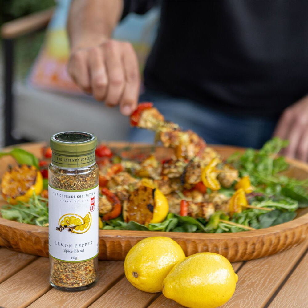 Hot Shot Hot Shots The Gourmet Collection Spice Blend Lemon Pepper 150g Seasoning (6 Pack) — image 2