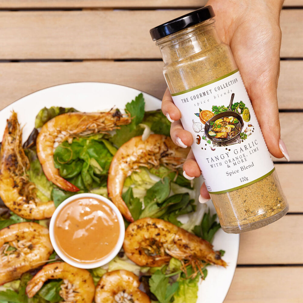 Hot Shots 120g Seasoning The Gourmet Collection Spice Blend Tangy Garlic — image 2