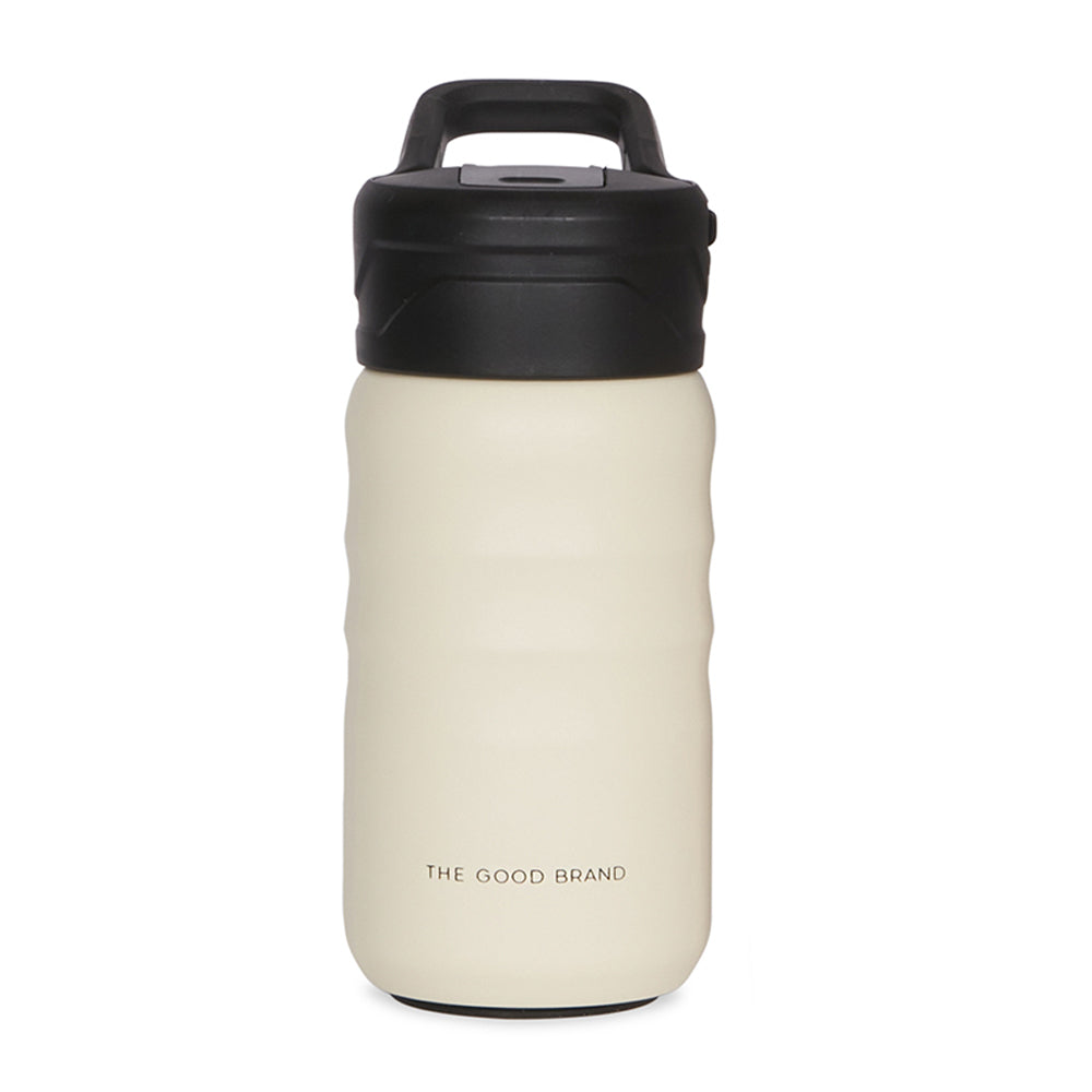 The Good Brand 355ml Stainless Steel Insulated Drink Bottle Double Wall Natural
