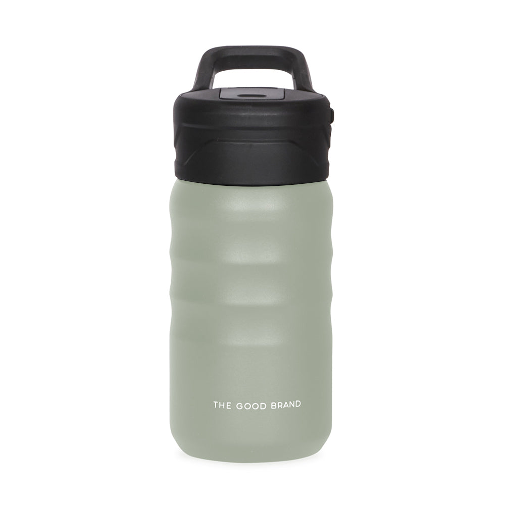 The Good Brand 355ml Stainless Steel Insulated Drink Bottle Double Wall Sage