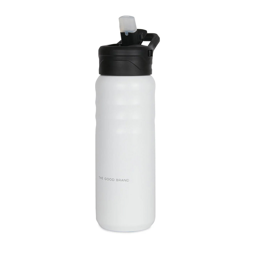 The Good Brand 709ml Large Insulated Drink Bottle - White — image 2