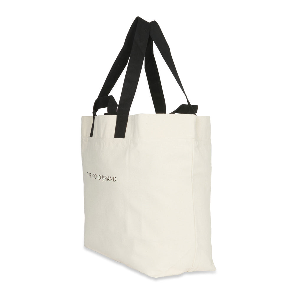 The Good Brand Women's Cotton 65cm Leisure Tote Bag/Beach Travel Handbag Ecru — image 2