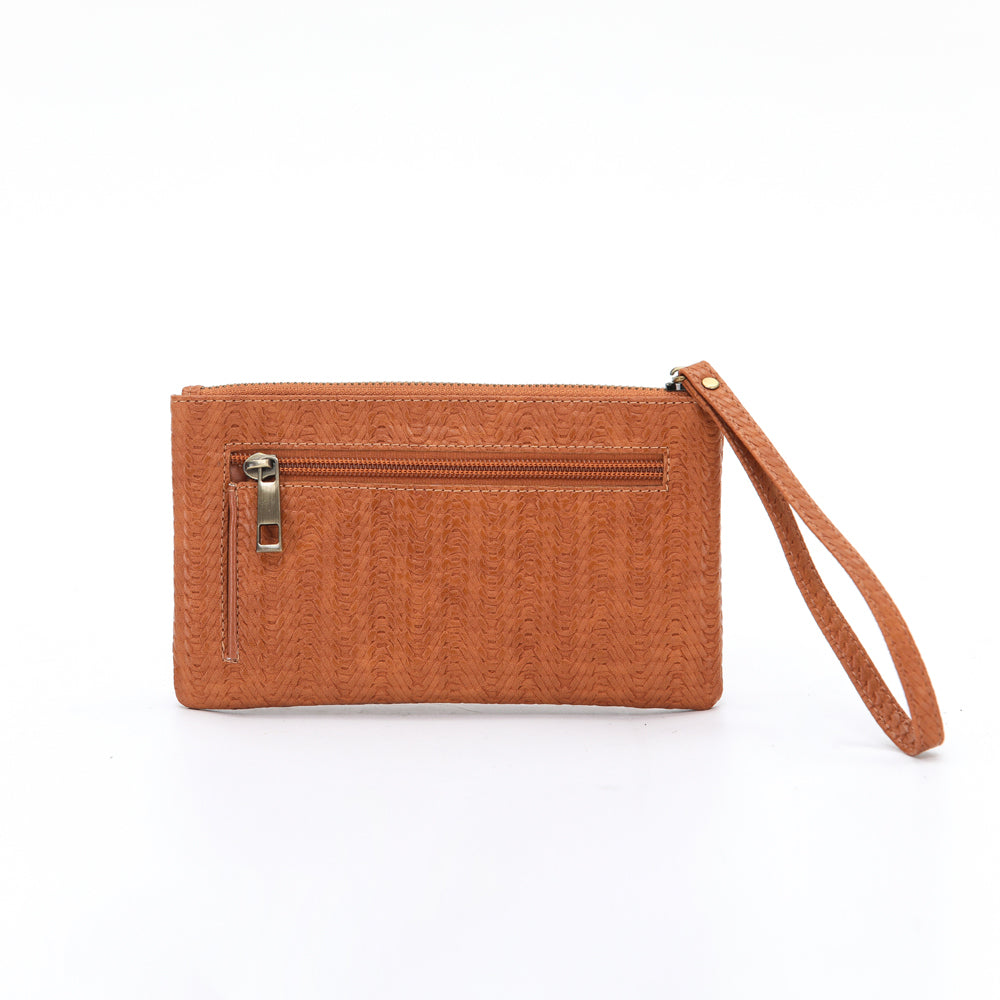 Tosca Women's/Ladie's Card/Cash Holder Multi Slot Wallet Purse 19x3x11cm - Tan — image 2