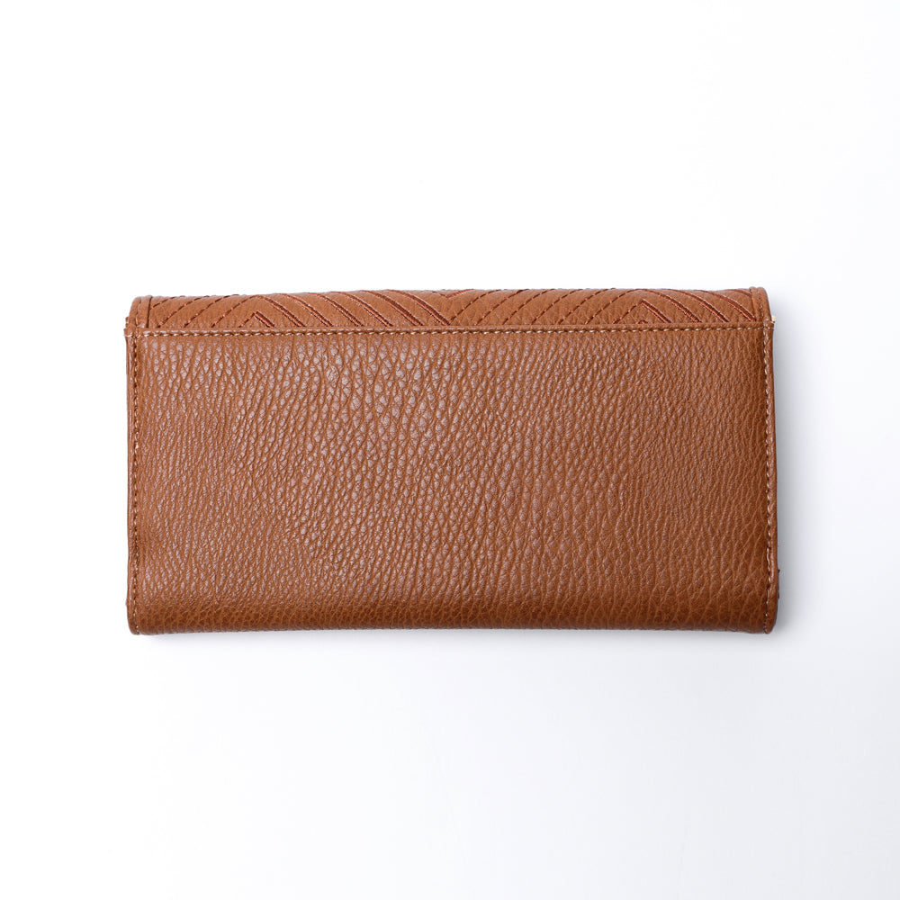 Tosca Women's/Ladie's Card/Cash Holder Multi Slot Wallet Purse 19x3x10cm - Tan — image 2