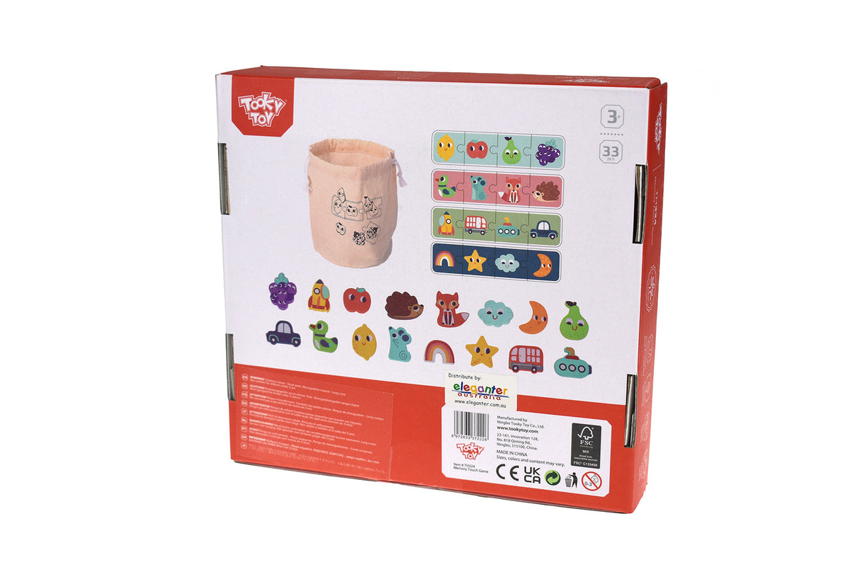 Tooky Toy Memory Touch Game Sensory Interactive/Educational Fun Play 3+ (33 Pieces) — image 5