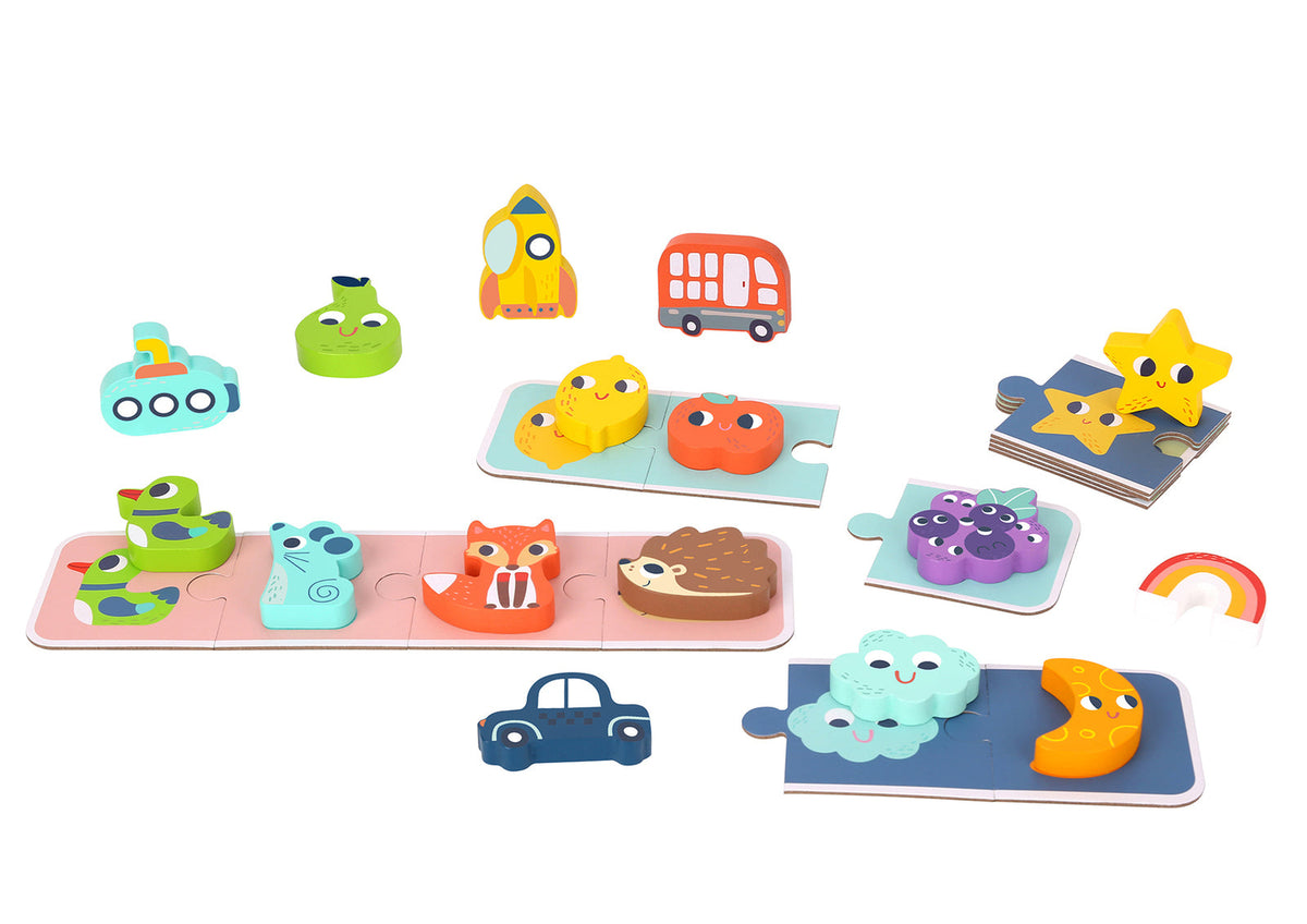 Tooky Toy Memory Touch Game Sensory Interactive/Educational Fun Play 3+ (33 Pieces) — image 2
