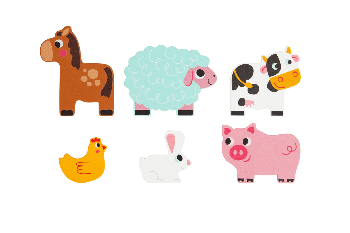 Tooky Toy Multi-Layered Farm Animal Children's/Kids Learning Game/Puzzle 12m+ — image 5