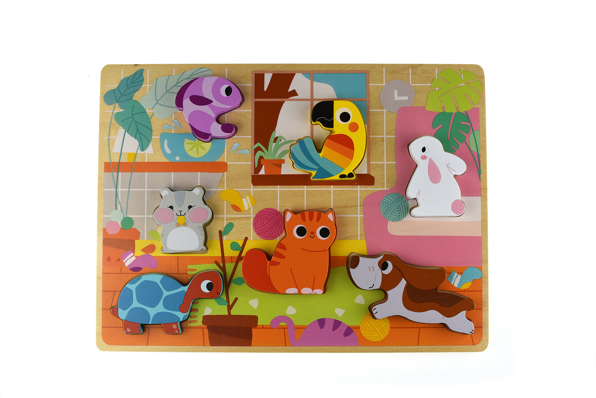 Tooky Toy Chunky Children's/Kids Problem Solving Development Puzzle Set 12m+ — image 2