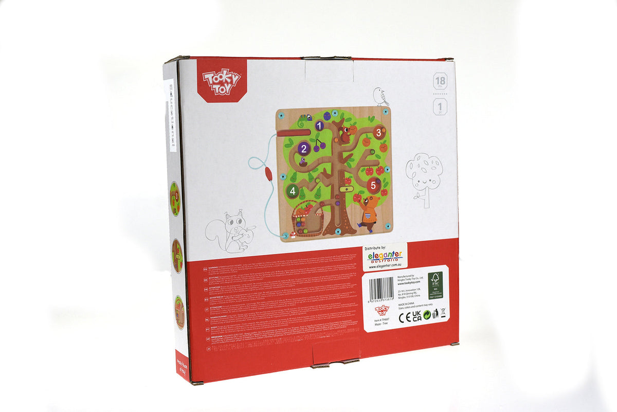 Tooky Toy Counting Fruit Ball Maze Tree Kids/Toddler Interactive Fun Play 18m+ — image 7