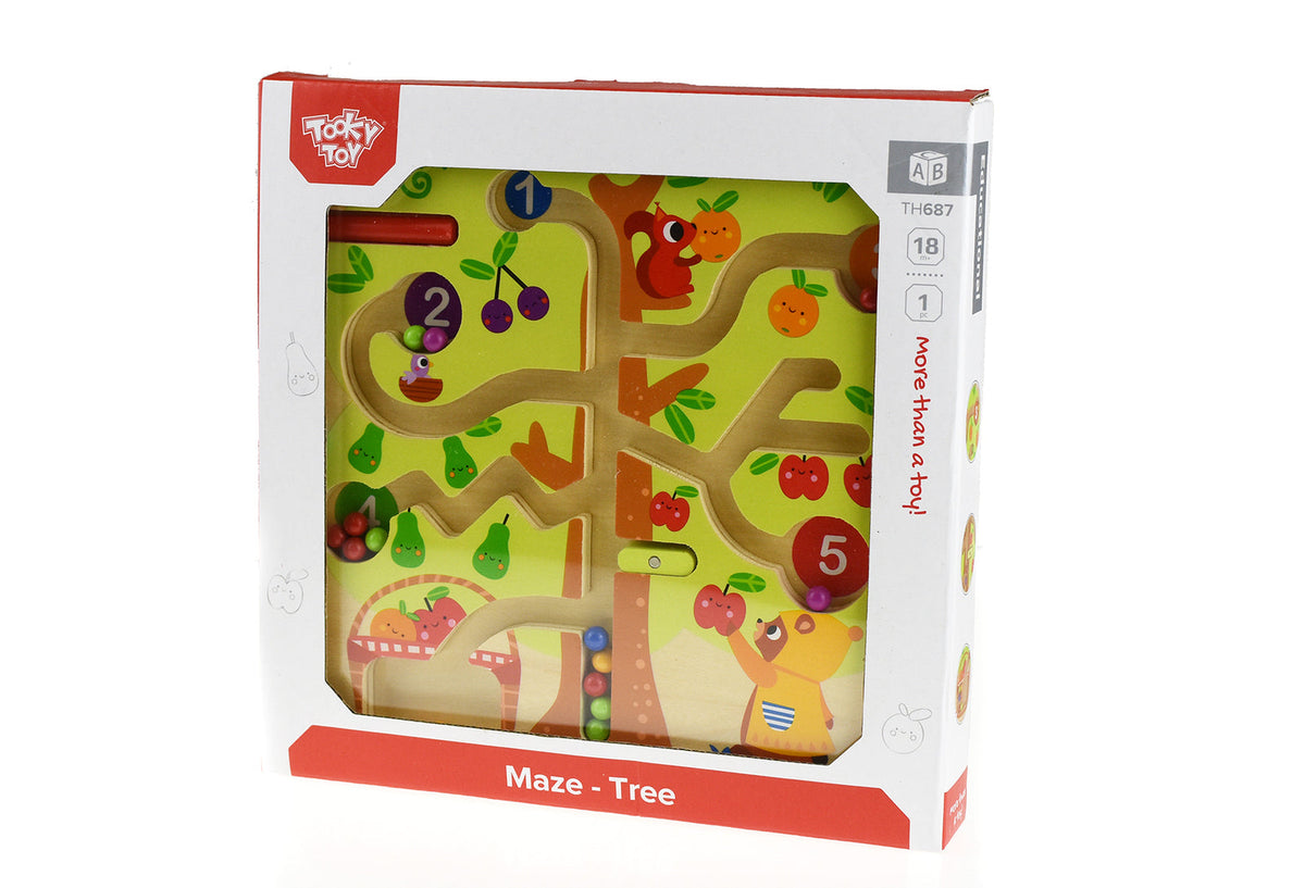 Tooky Toy Counting Fruit Ball Maze Tree Kids/Toddler Interactive Fun Play 18m+ — image 6