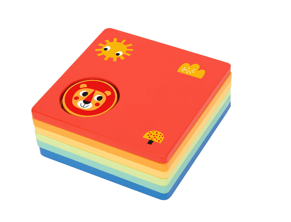 Tooky Toy Logic Sensory Game Shapes Educational/Interactive Fun Play 2+ (11 Pieces) — image 5