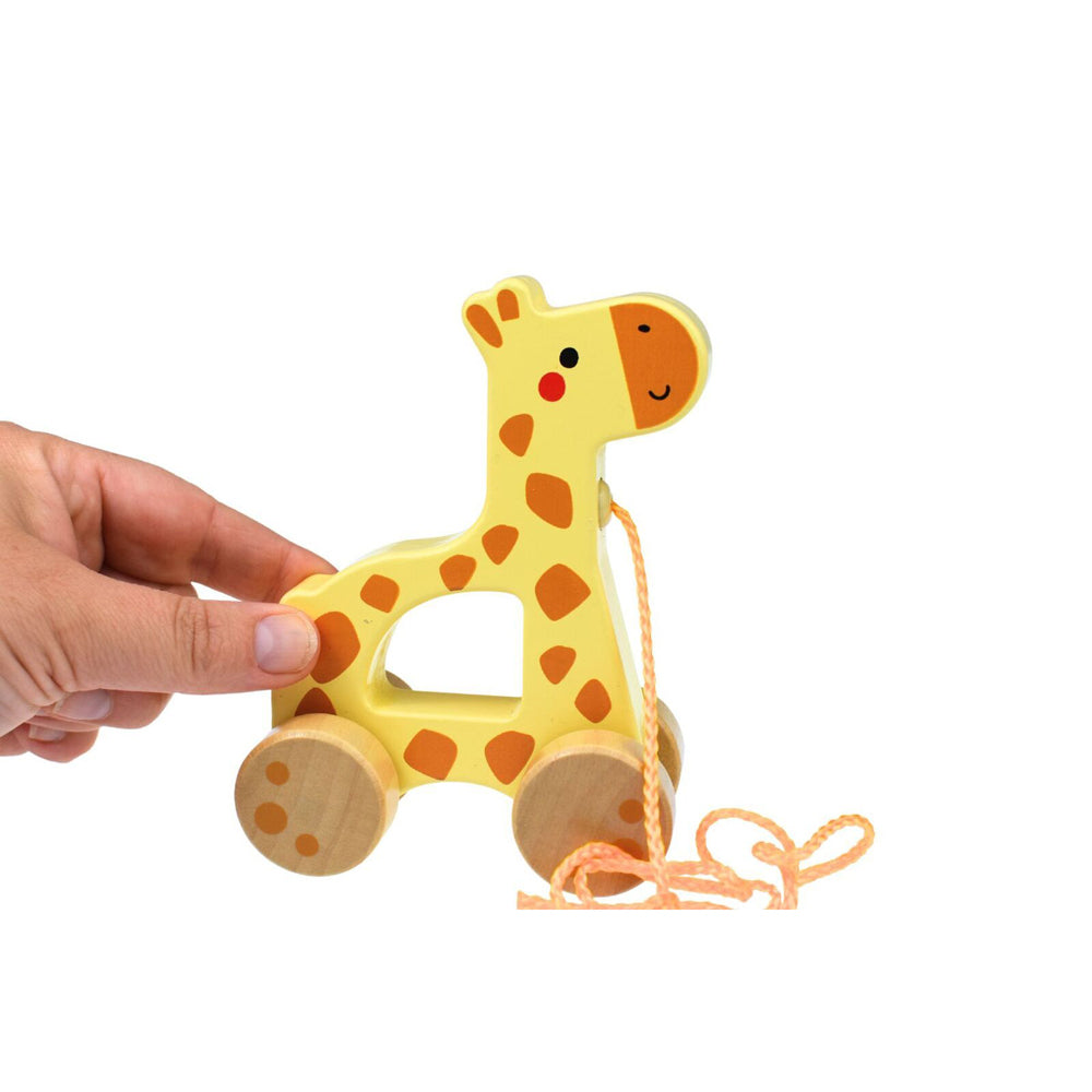 Tooky Toy My Forest Friends Wooden Pull Along Giraffe Kids Educational Play 18m+ — image 3