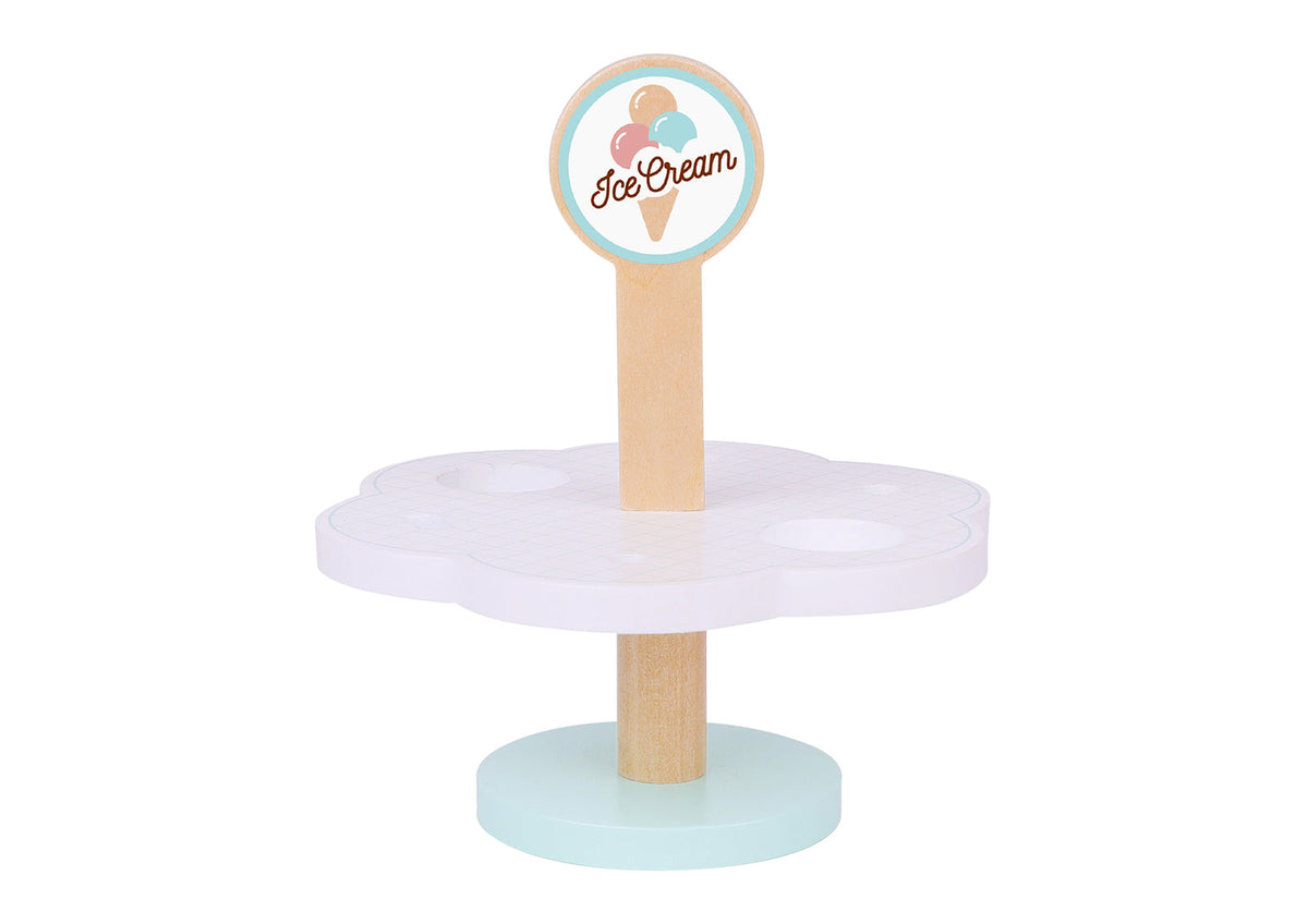 Tooky Toy Wooden Ice Cream/Icy Poles/Scoop Kids/Children Pretend Play Set 3+ (7 Pieces) — image 4