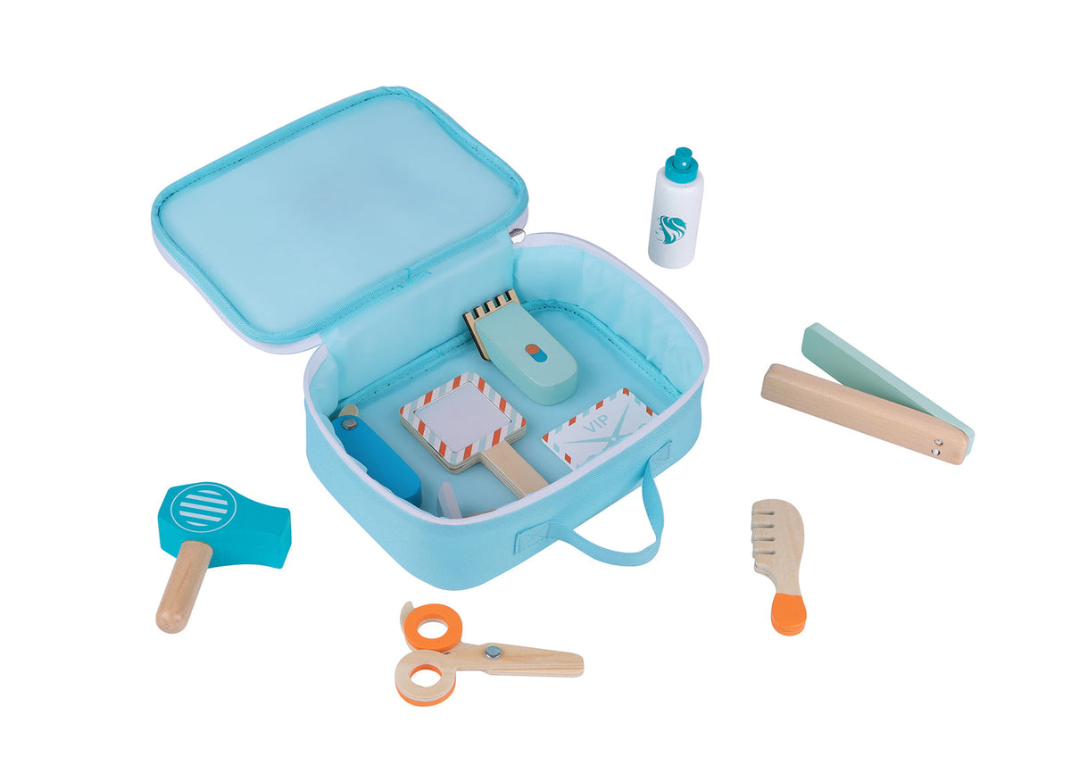 Tooky Toy Little Hairdresser Set Pretend Play Themed Carry Bag For Kids 3y+ — image 2