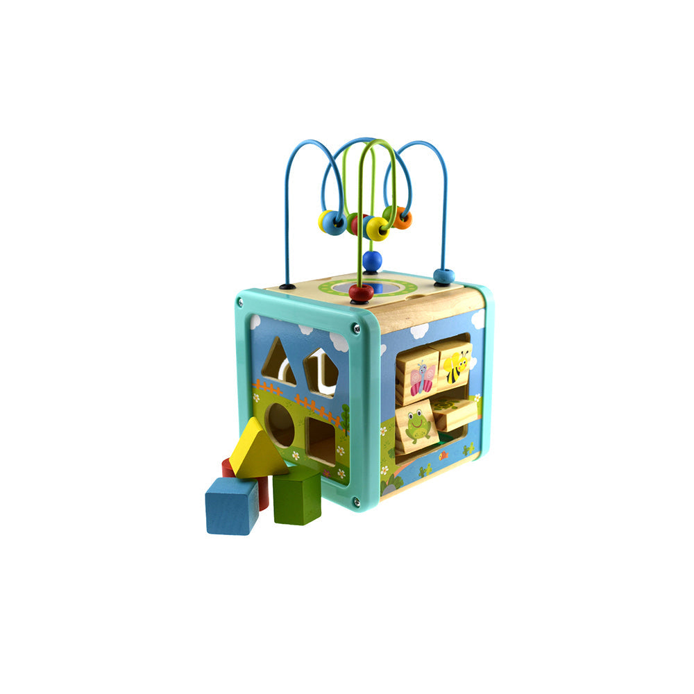 Tooky Toy Play Cube Activity Centre Interactive Fun Play 18m+ (6 Pieces)