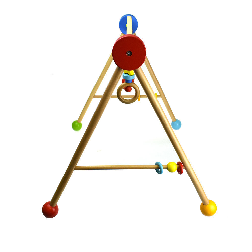 Tooky Toy 55cm Baby Gym Infant Wooden Activity/Educational Play Fun Game 6m+ — image 2