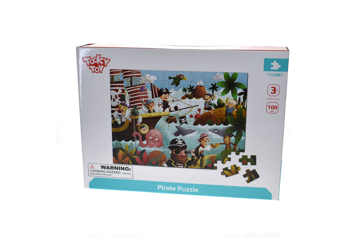 Tooky Toy Pirates Scene Kids/Children's Junior Jigsaw Puzzle Play Set 3y+ (100 Pieces) — image 2