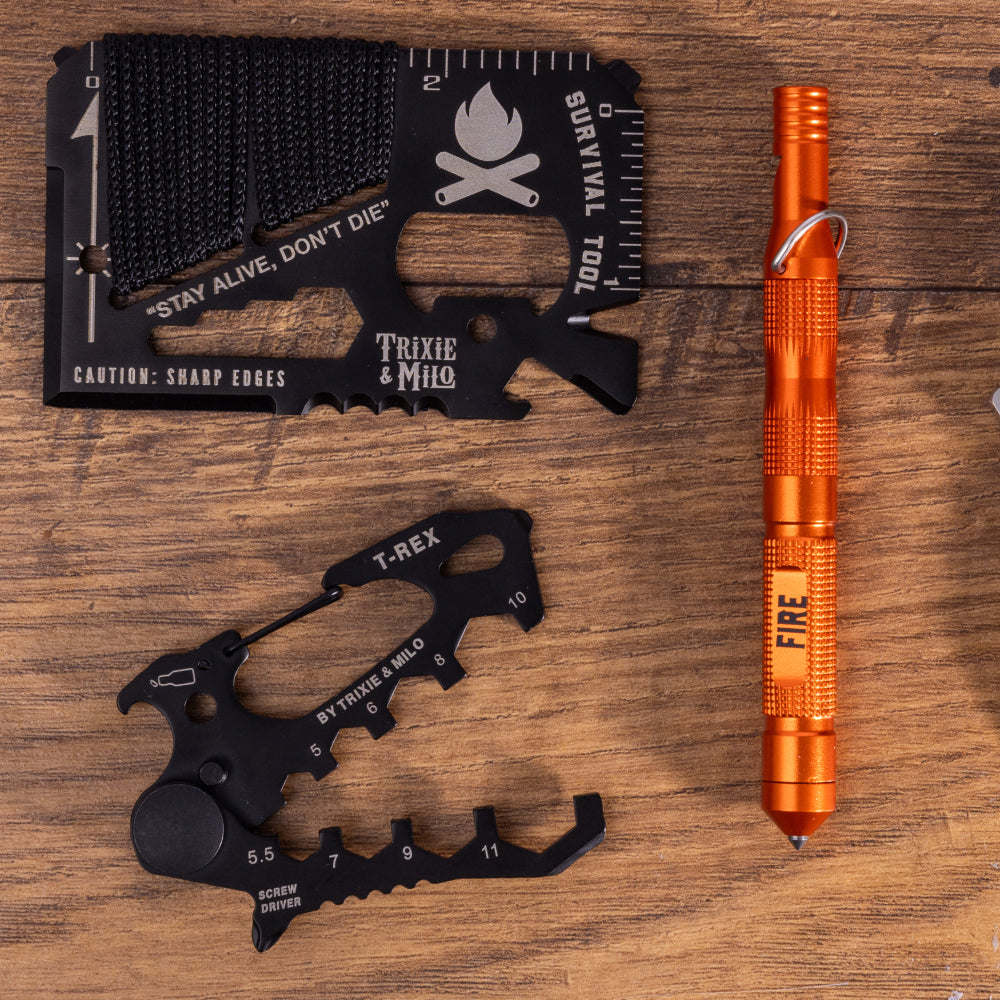 Trixie & Milo T-Rex 15-in-1 Portable Carabiner Hand Multi-Tool 7.5x9cm Black — image 4