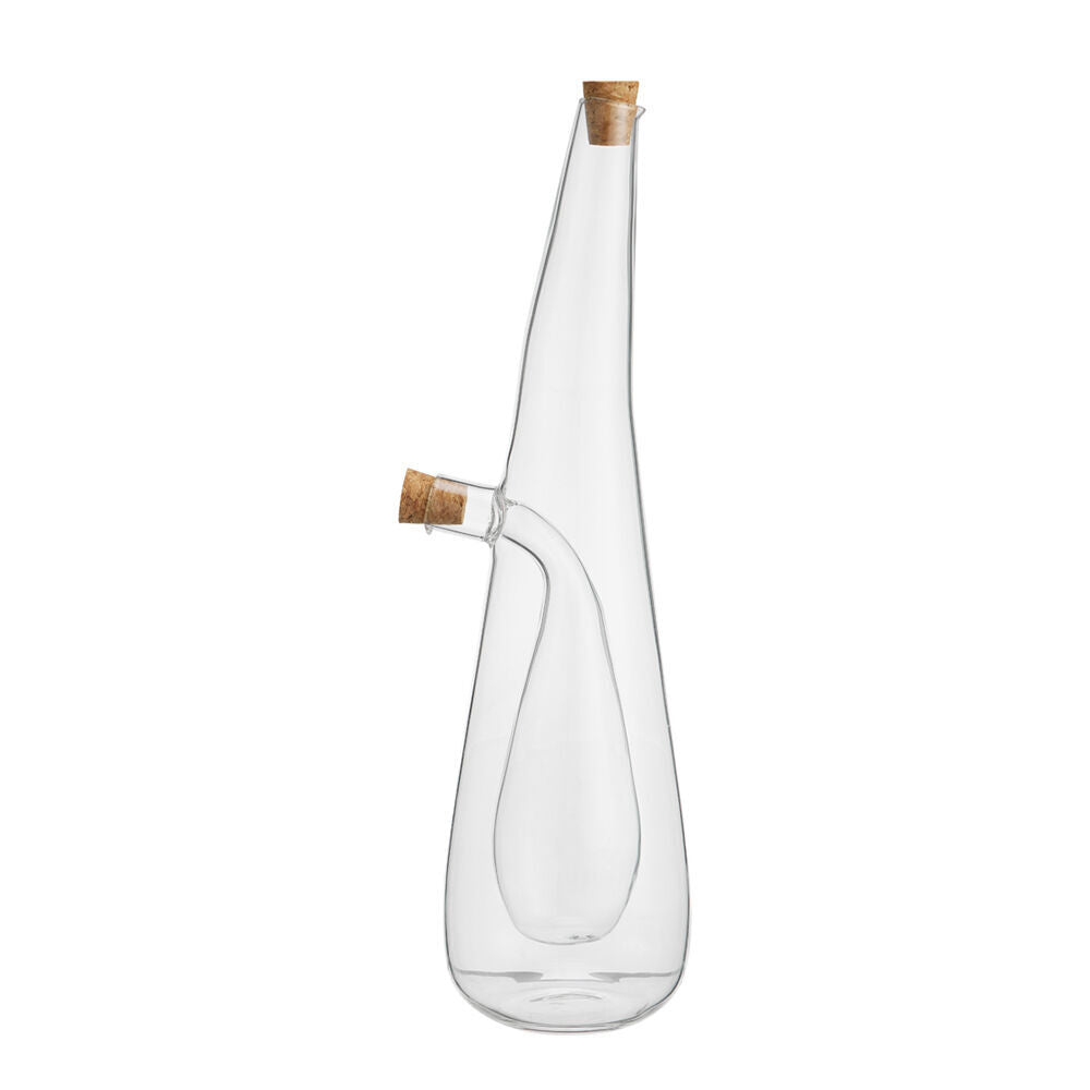 NF Living Duel Oil & Vinegar Cruet 450ml Dual Chamber Glass Kitchenware (2 Pack) — image 2