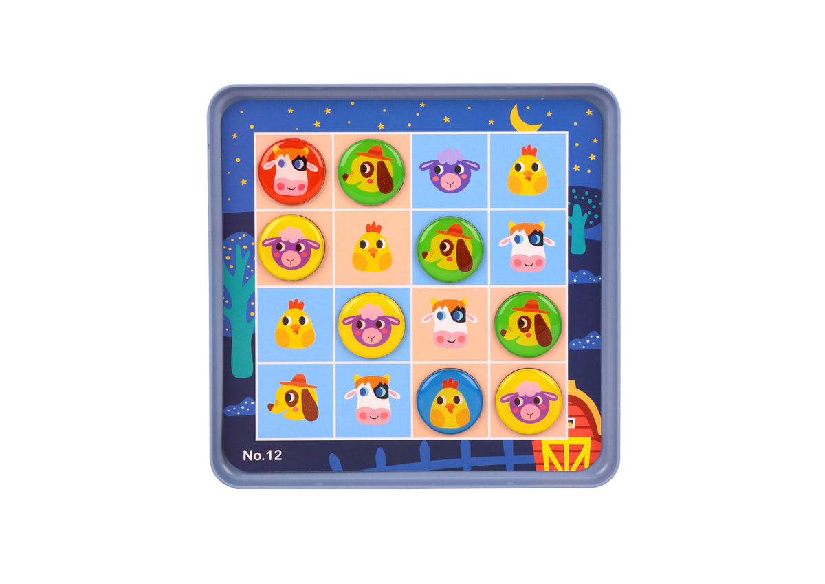 Tooky Toy Kids/Children's Farm Themed Sudoku Tabletop Educational Fun Game 3+ — image 4