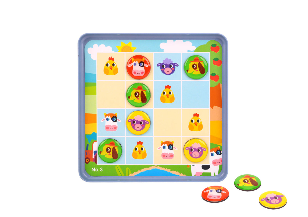 Tooky Toy Kids/Children's Farm Themed Sudoku Tabletop Educational Fun Game 3+ — image 3