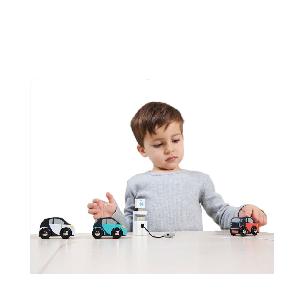 Tender Leaf Toys Smart Eelctric Car Set Kids/Children 15x8cm Wooden Toy 18m+ — image 5