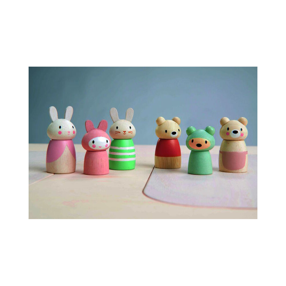 Tender Leaf Toys Bear Tales Family Kids/Children/Toddler Wooden Toy 12m+ (3 Pieces)