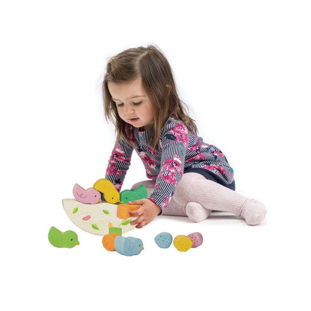 Tender Leaf Toys Rocking Baby Birds Kids/Children Play Wooden Toy 18m+ (12 Pieces)