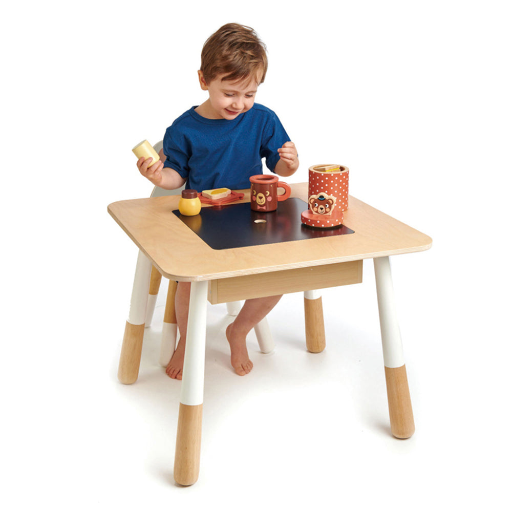 Tender Leaf Toys 31cm Forest Square Wooden Table w/ Storage Compartment 3y+ — image 2