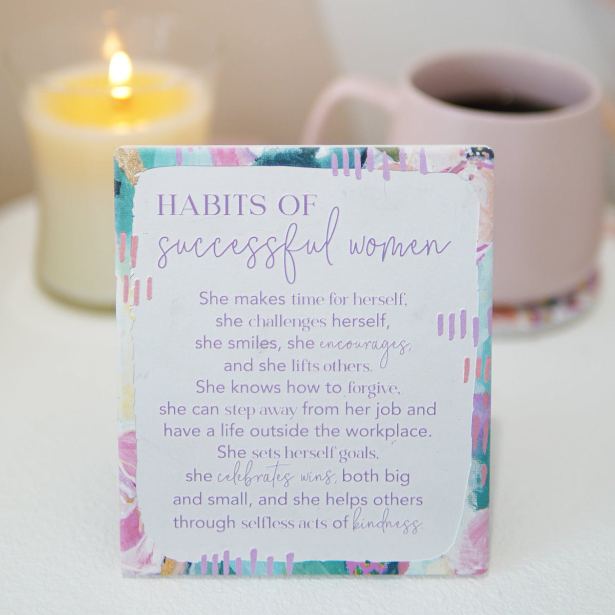 Splosh Talulah Successful Women Verse/Poem Hanging/Standing Home Decor 14cm — image 3