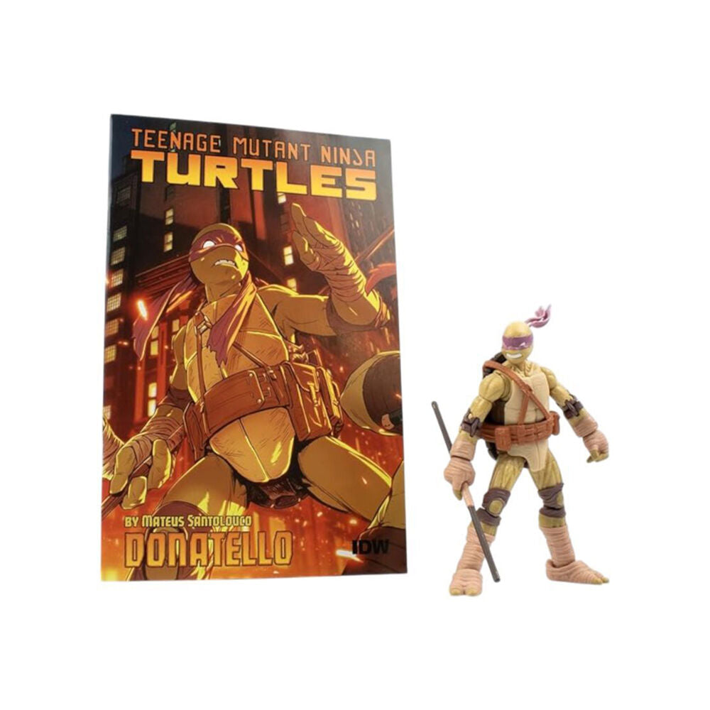 The Loyal Subjects Teenage Mutant Ninja Turtles Comics Donatello Bst Axn Figure & Comic Book Wave 3 — image 2