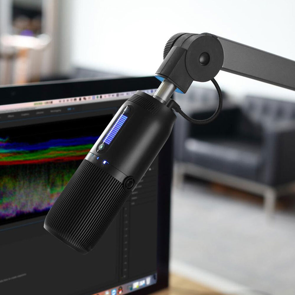 Thronmax Black Caster Desktop/Table Home/Studio XLR Microphone/Boom Stand/Arm — image 5