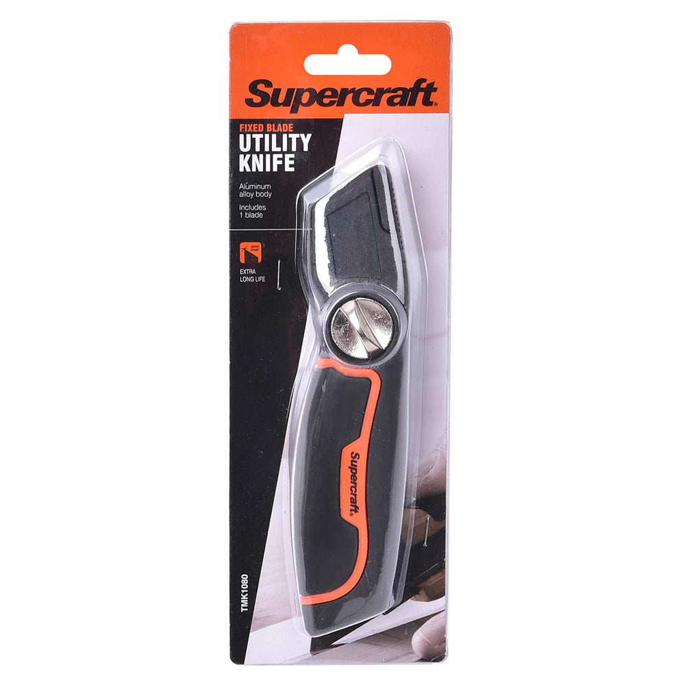 Supercraft Fixed Blade Multipurpose Precision Utility Knife/Box Cutter Set