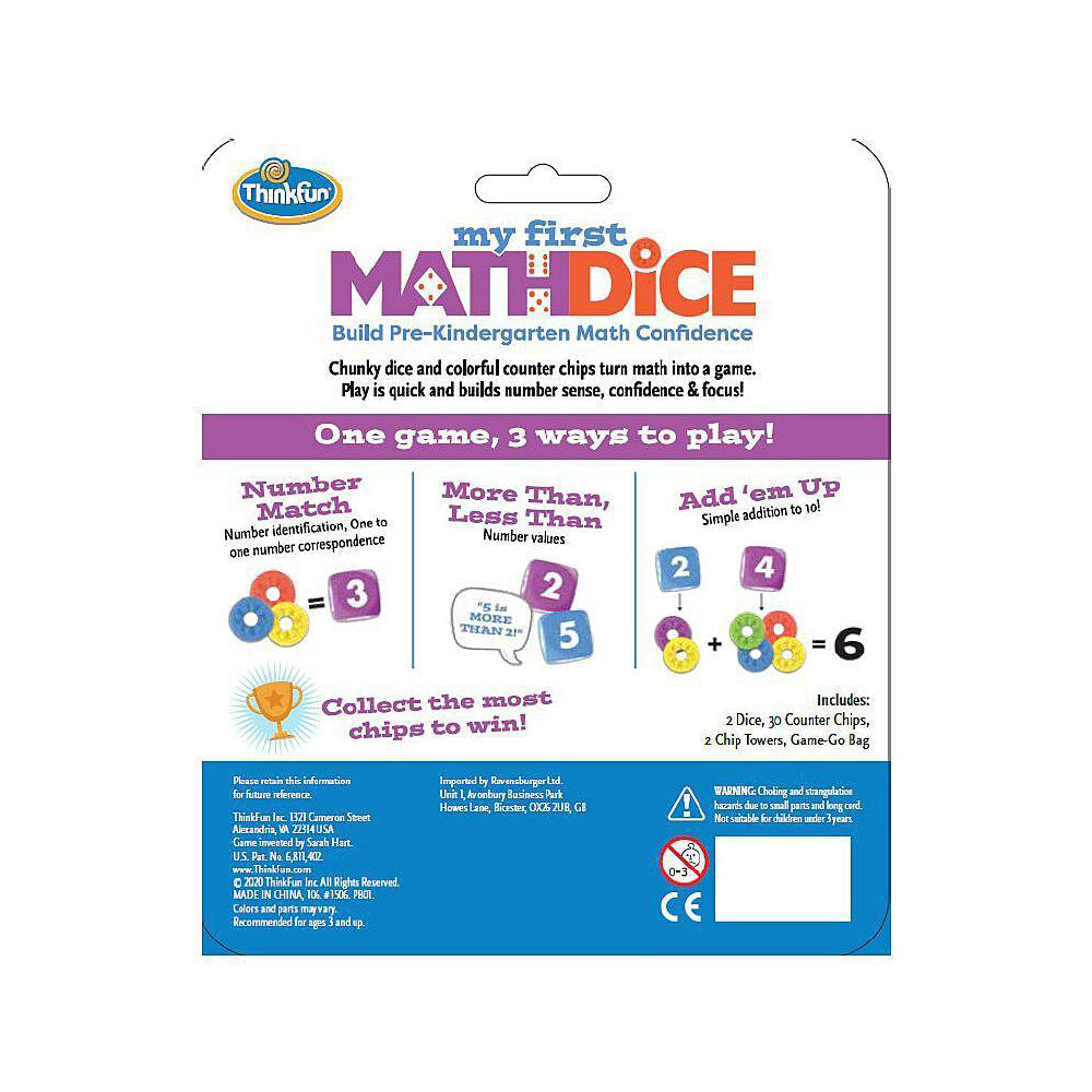 Thinkfun My First Math Dice Problem Solving Educational Game Kids/Children 3y+ — image 2