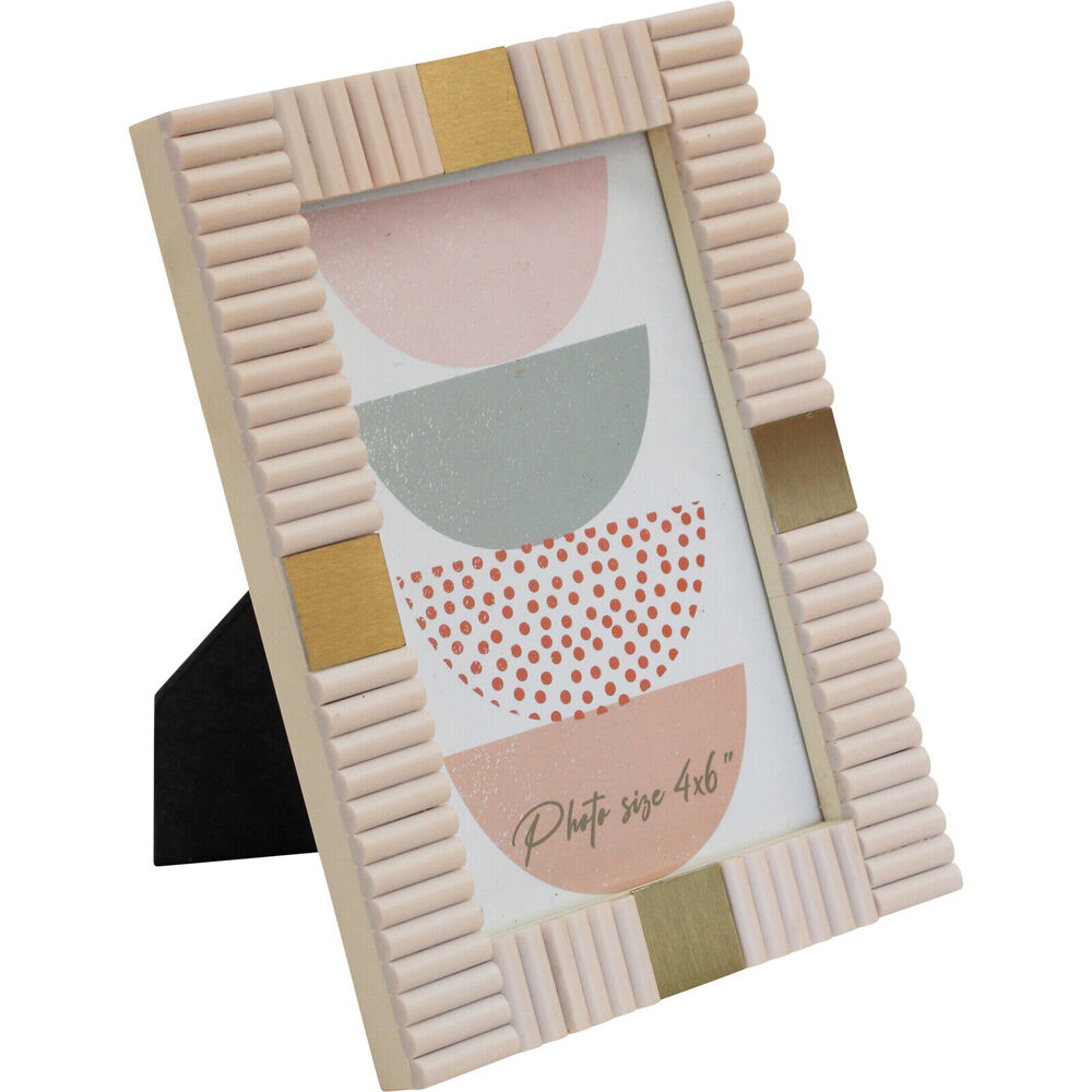 LVD 13.5x2x18.5cm Neutral Wooden Acrylic Roman Picture/Photo Frame 4x6 — image 2