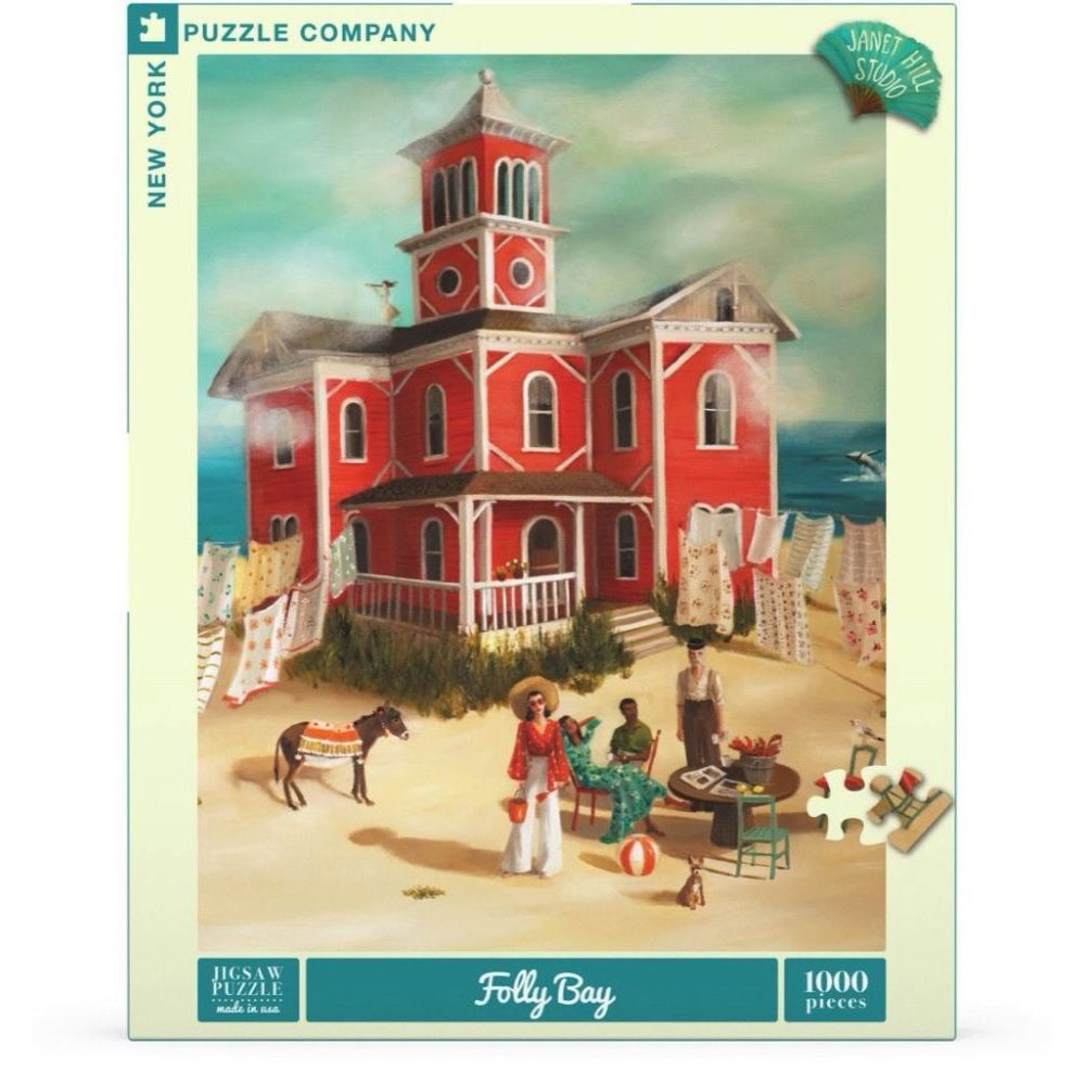 New York Puzzle Company New York Puzzle Co Janet Hill Jigsaw Puzzle 48x67.5cm Folly Bay 10+ (1000 Pieces)