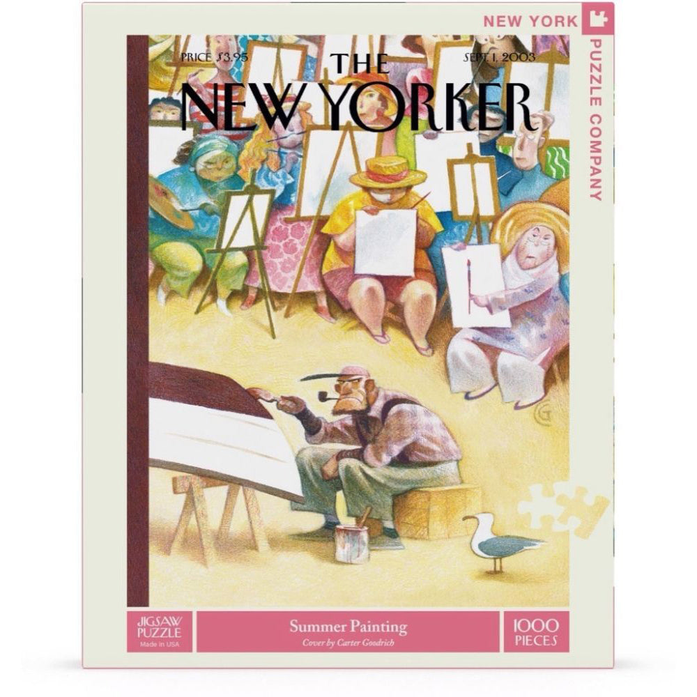 New York Puzzle Company Jigsaw Puzzle 48x67.5cm Summer Painting 13+ (1000 Pieces)