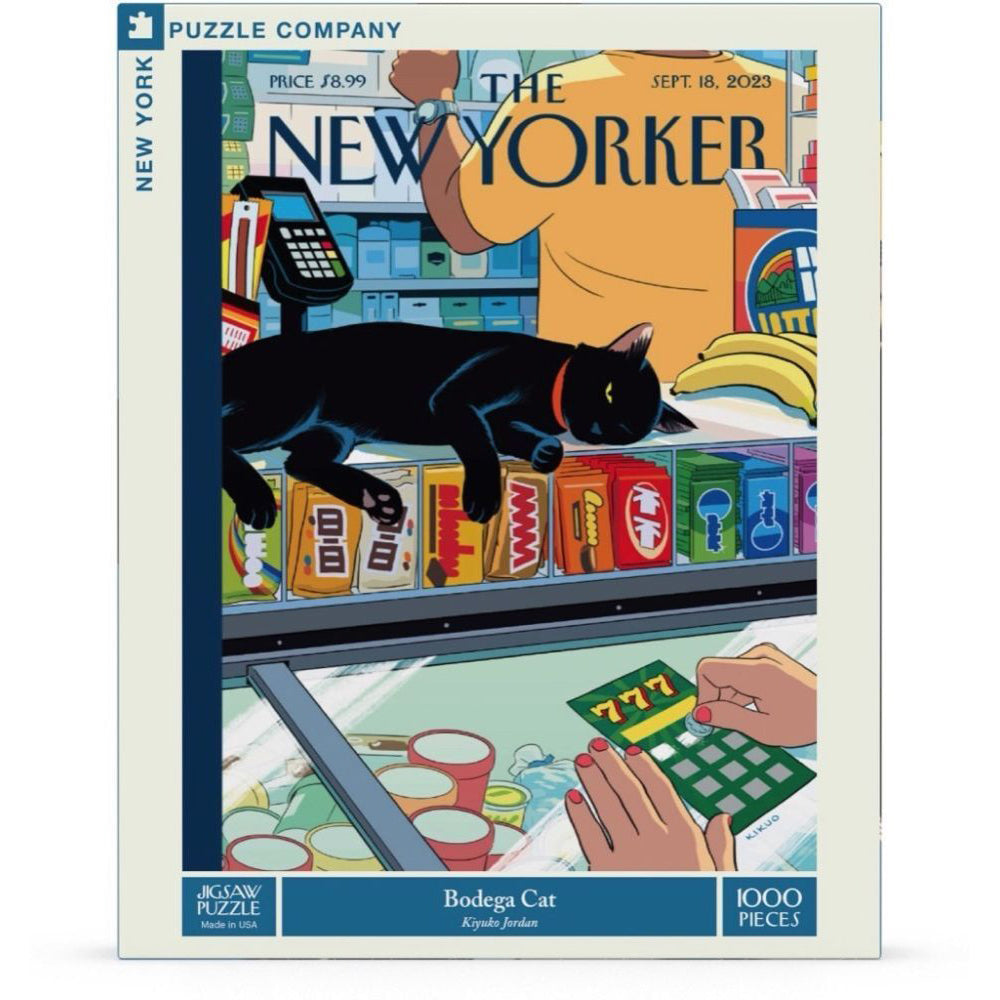 New York Puzzle Company Kids Jigsaw Puzzle 48x67.5cm Bodega Cat 7+ (1000 Pieces)