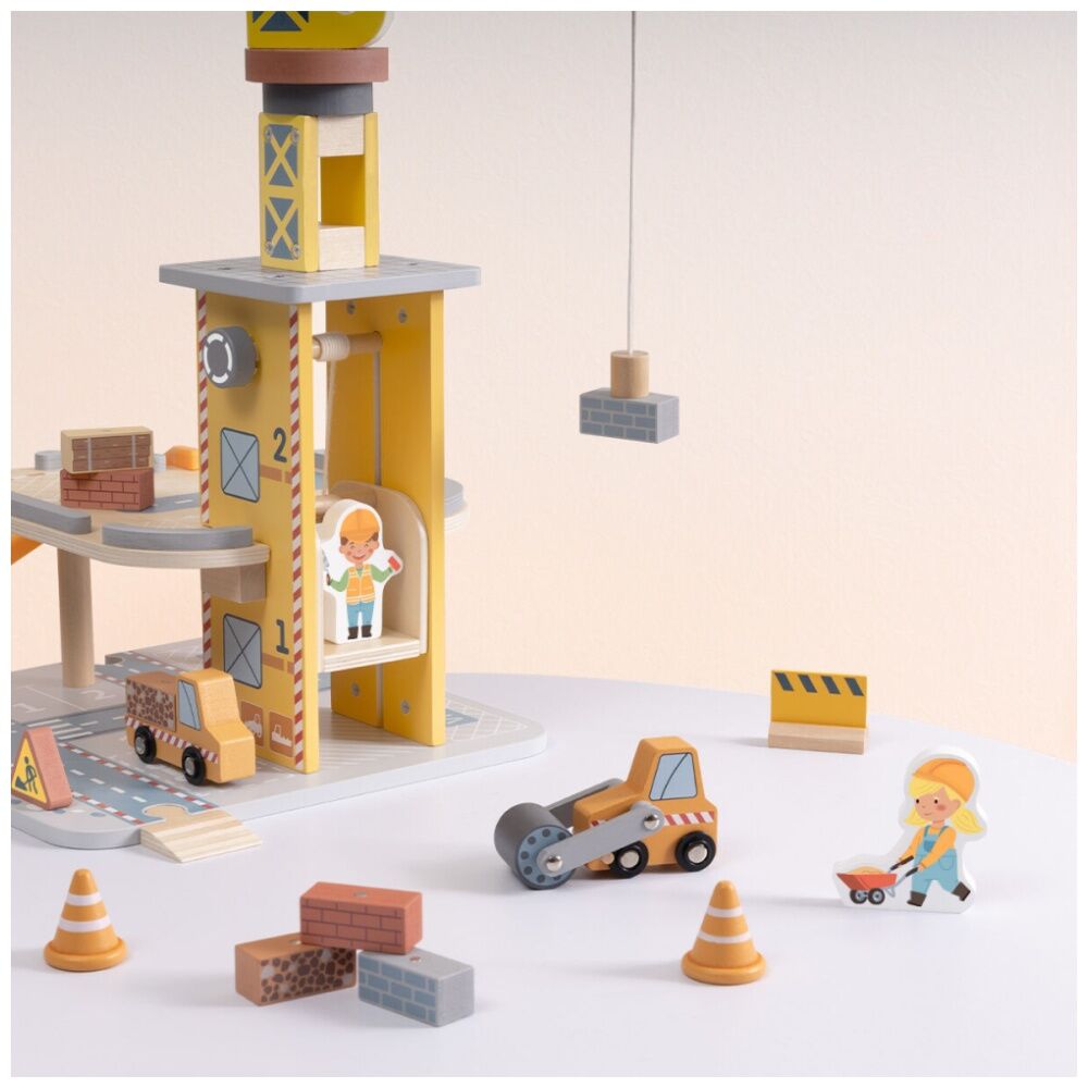 Tooky Toy Port Crane Set Educational Construction Roleplay Children/Kids 3y+ — image 4